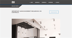 Desktop Screenshot of oncontrols.com
