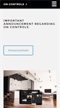 Mobile Screenshot of oncontrols.com