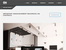 Tablet Screenshot of oncontrols.com